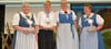 Die Präsidentinnen der Ebnat-Kappler Bäuerinnenvereinigungen mit der Vorstandsfrau des kantonalen Bäuerinnenverbands: Rösli Bösch, Jeanette Oppliger, Vreni Senn und Anita Kolp (von links).