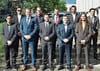 Die erfolgreichen NTB-Diplomanden aus dem Werdenberg und Obertoggenburg sind (von links) Jan Canal, Gabriel Lopez, David Eggenberger, Gian Marquart, Lukas Gächter, Marco Rechsteiner, Raphael Hardegger, Michael Vetsch, Deniz Ilhan und Marco Wyss. (Bild: Rudi Schachenhofer)