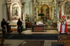 Der Samichlaus in der Engelberger Klosterkirche. 