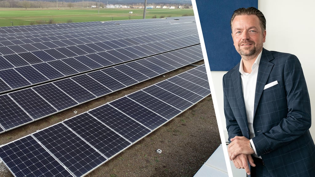 AEW-Chef Marc Ritter: «Wir realisieren so viele Solaranlagen, wie wir ...