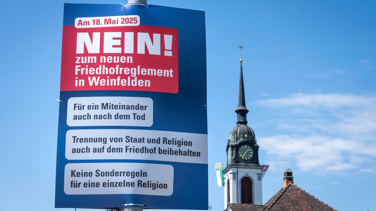 So will die Weinfelder Politik das abgelehnte Friedhofreglement retten