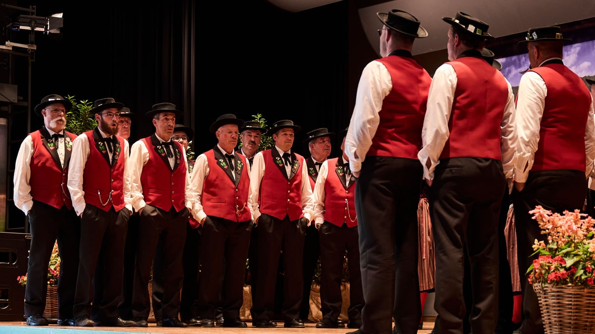 Reigoldswil: The Northwestern Swiss Yodeling Festival generates enthusiasm