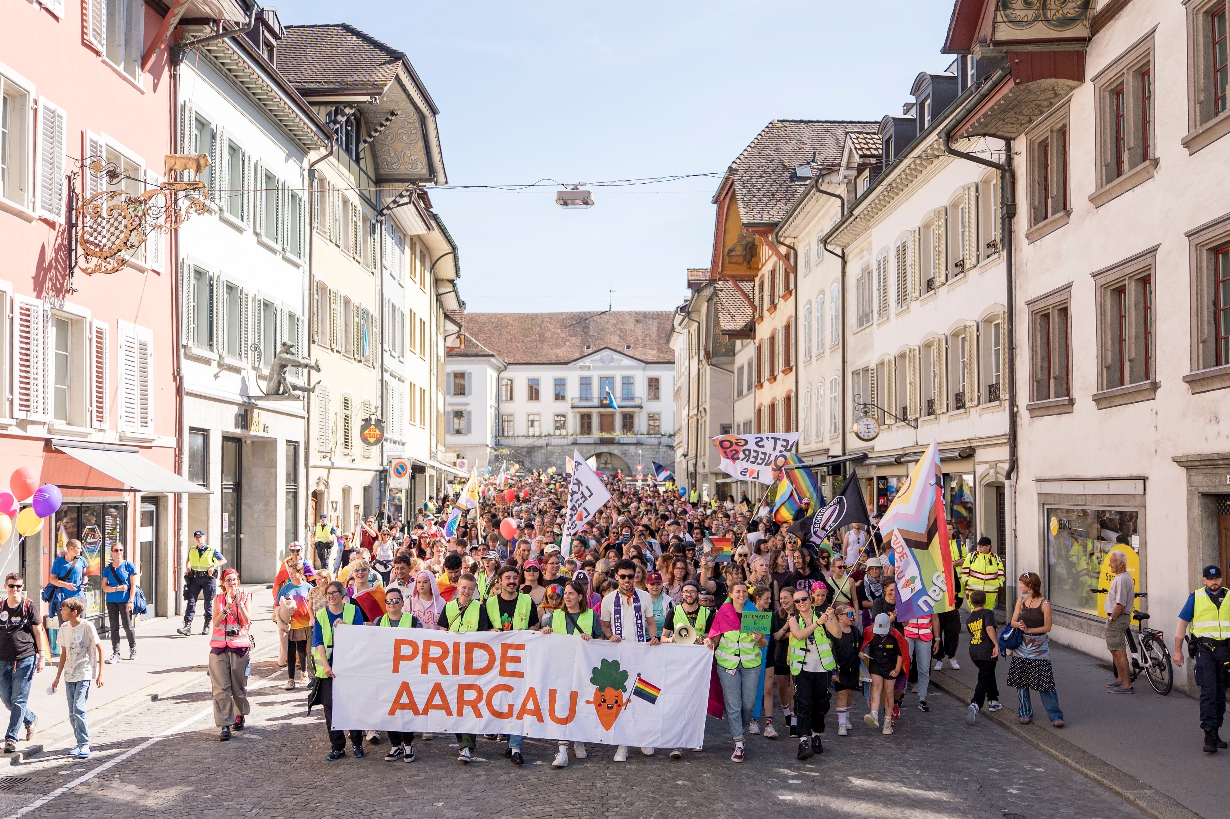 Aargau Pride 2023: Colorful and loud for queer rights