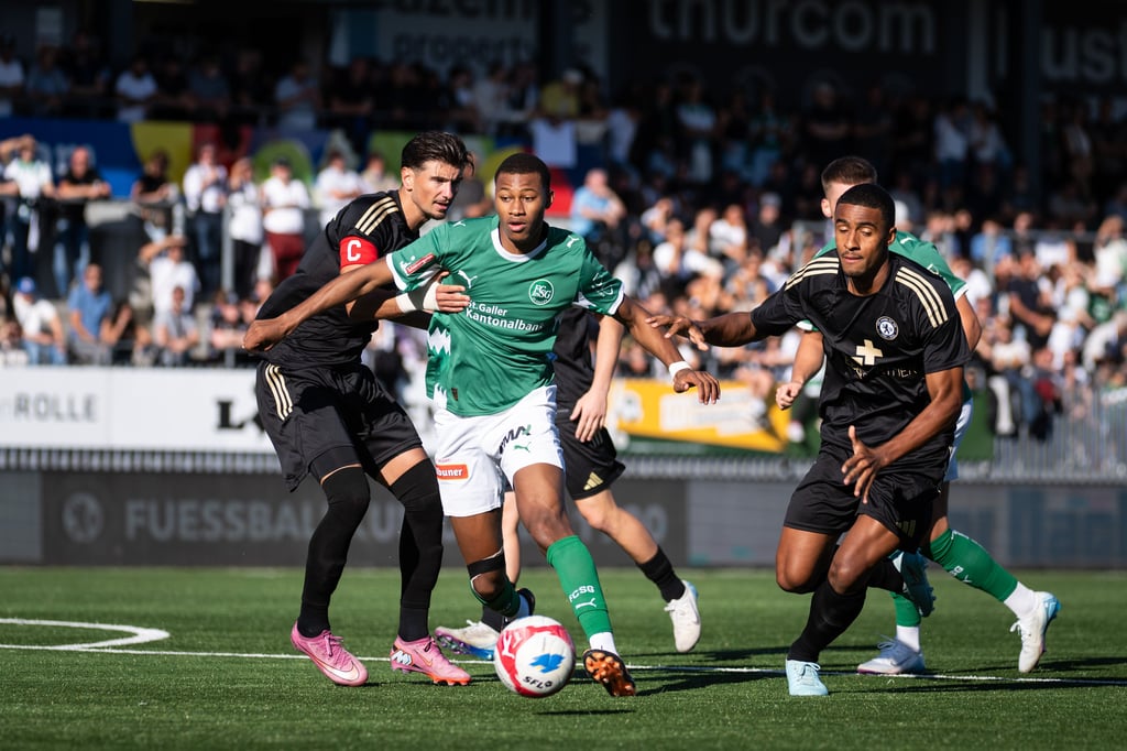 Durch ein Tor in letzter Sekunde: Der FC Wil und der FC St. Gallen trennen sich im Jubiläumsspiel mit 3:3