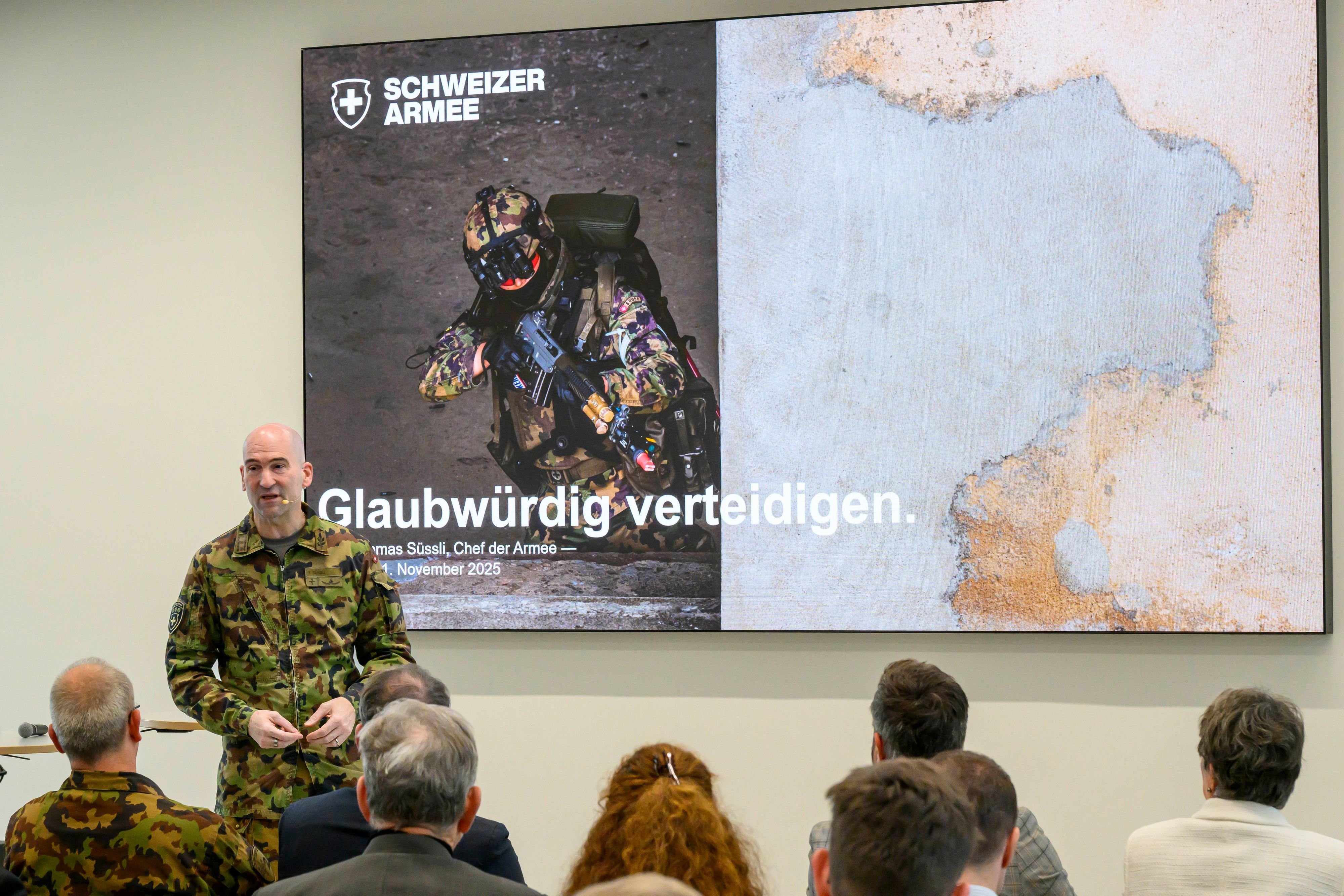 Dialog mit dem Chef der Armee: Thomas Süssli in Zuchwil