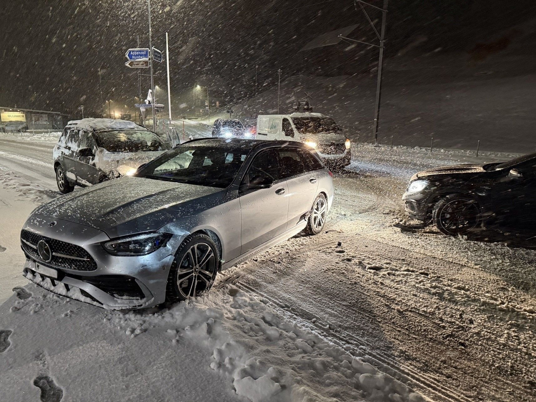 Eastern Switzerland: Numerous accidents after snowfall