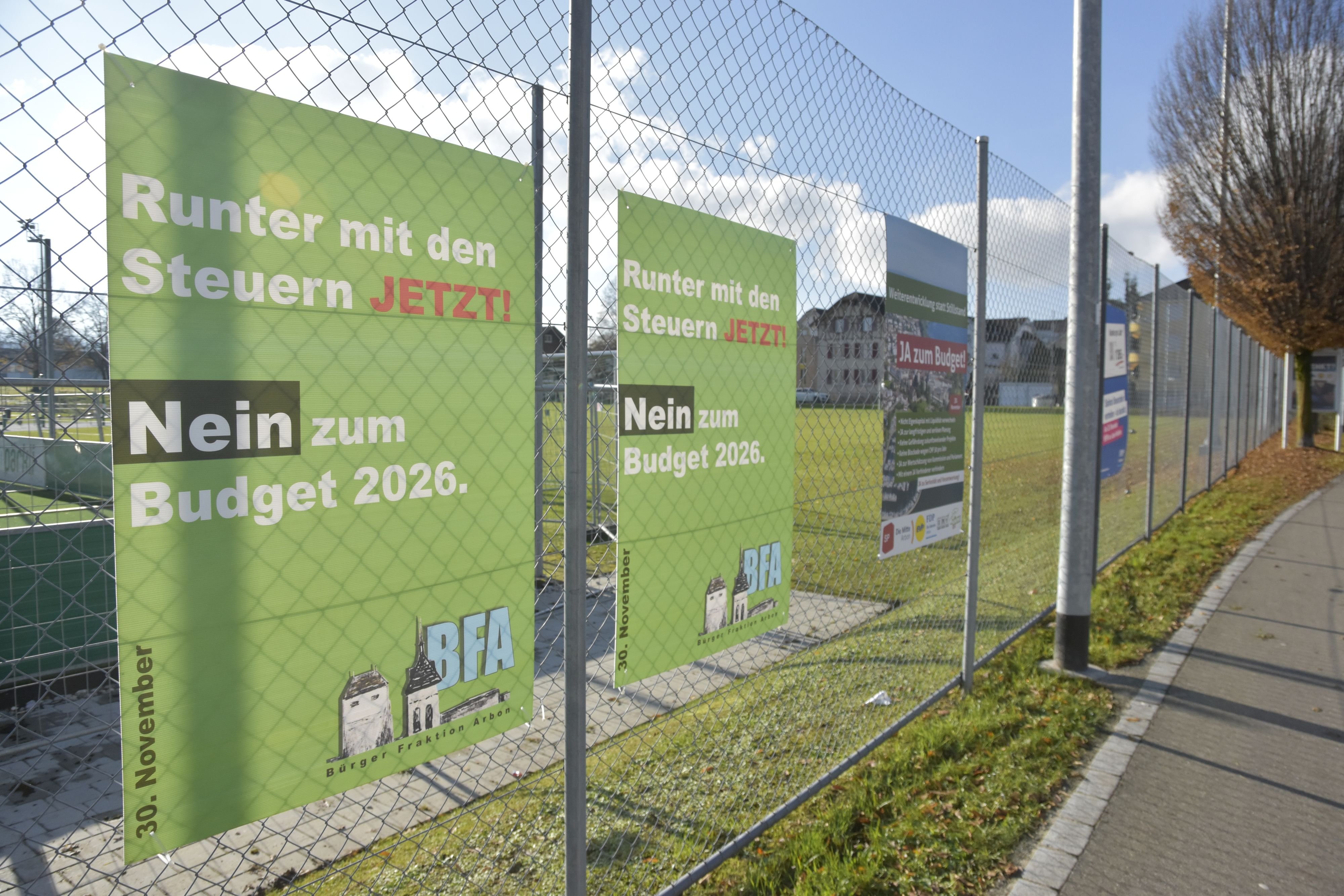 Arbon Budget and Tax Rate: The Result of the Vote