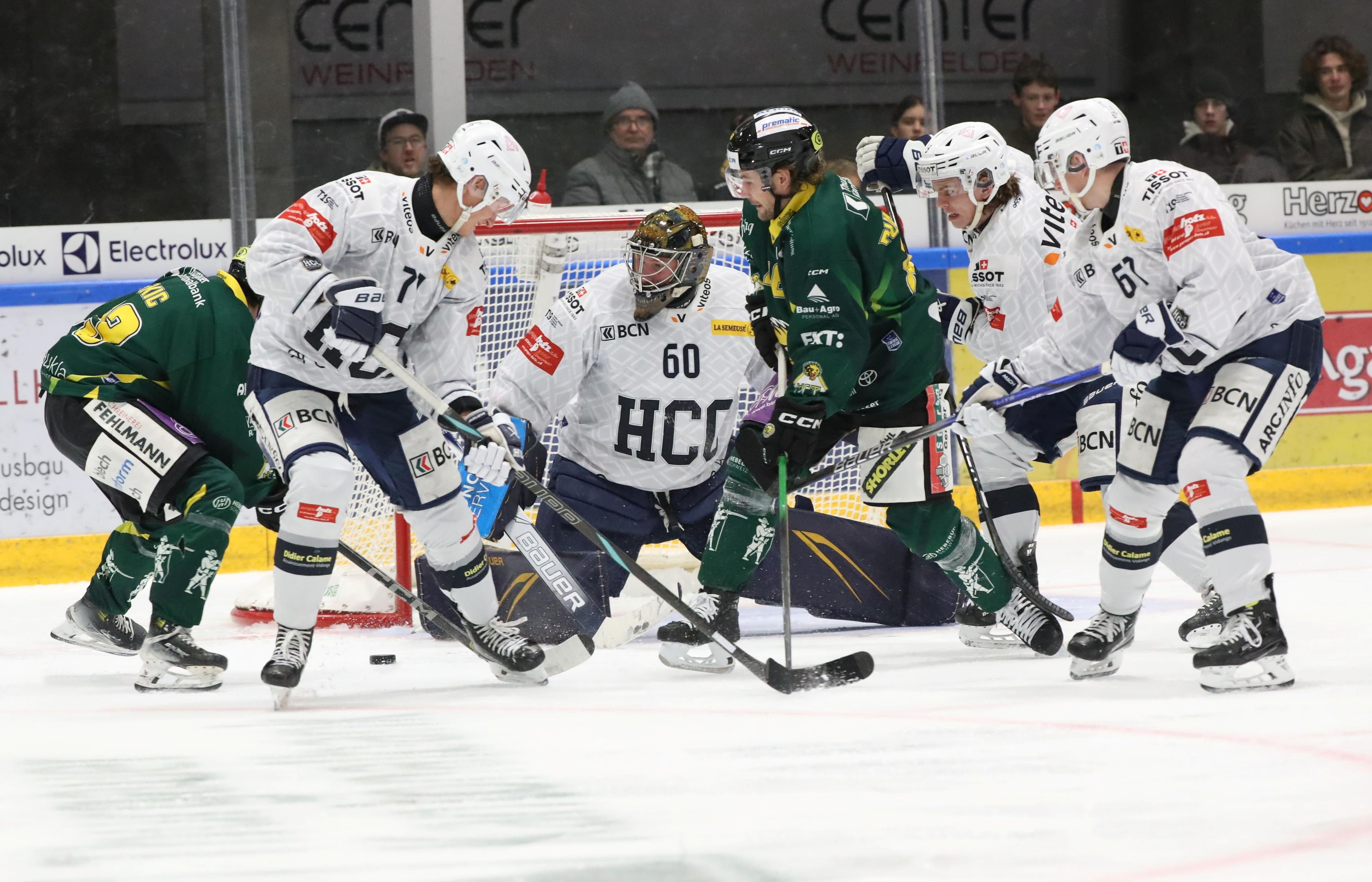 First home defeat: HC Thurgau loses to La Chaux-de-Fonds 0-4 in the top ...