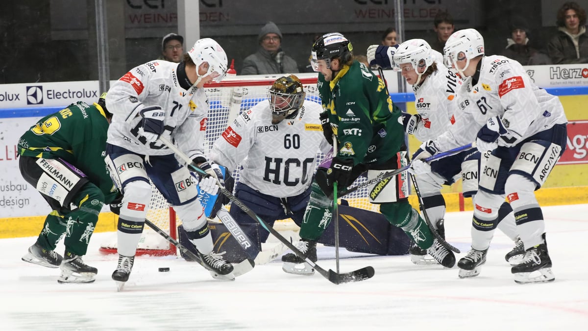 First home defeat: HC Thurgau loses to La Chaux-de-Fonds 0-4 in the top ...