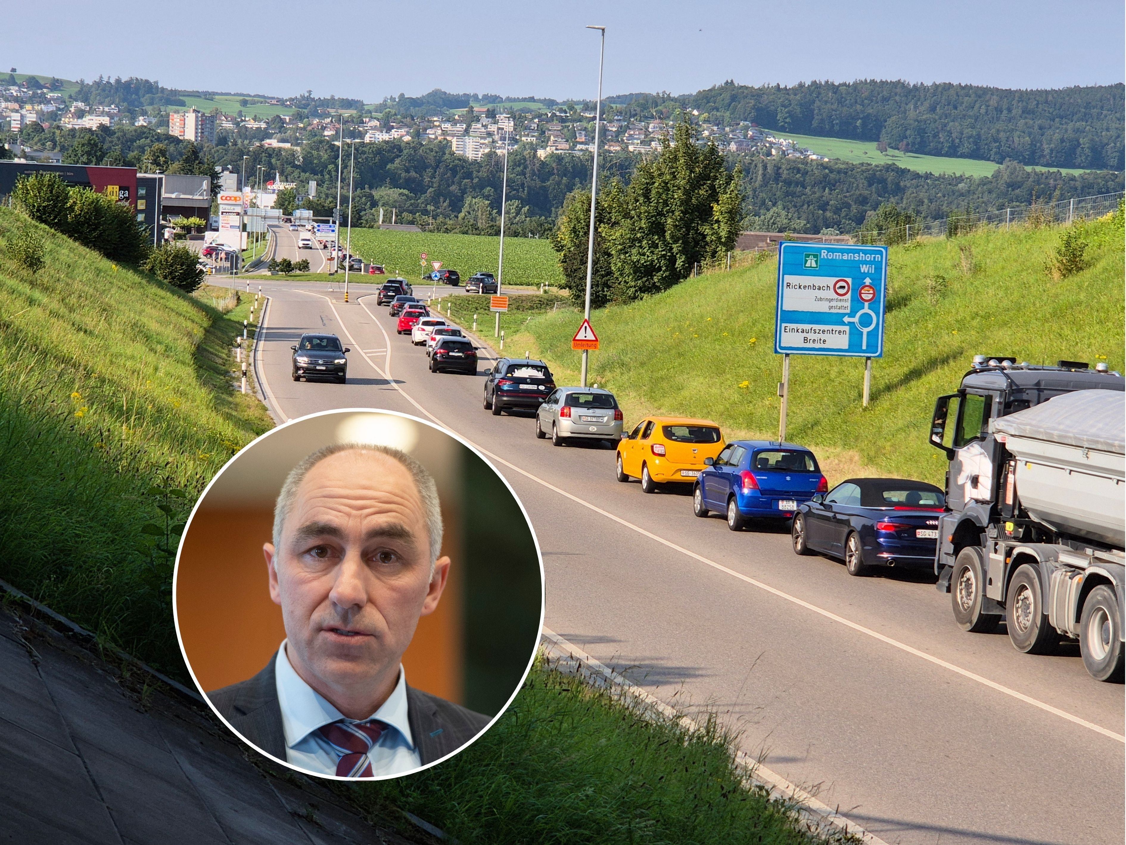 Chaos-beim-Autobahnzubringer-Wil-Regierung-will-nichts-wissen-von-neuer-Rechtsabbieger-Spur-Mitte-Kantonsrat-gibt-nicht-auf