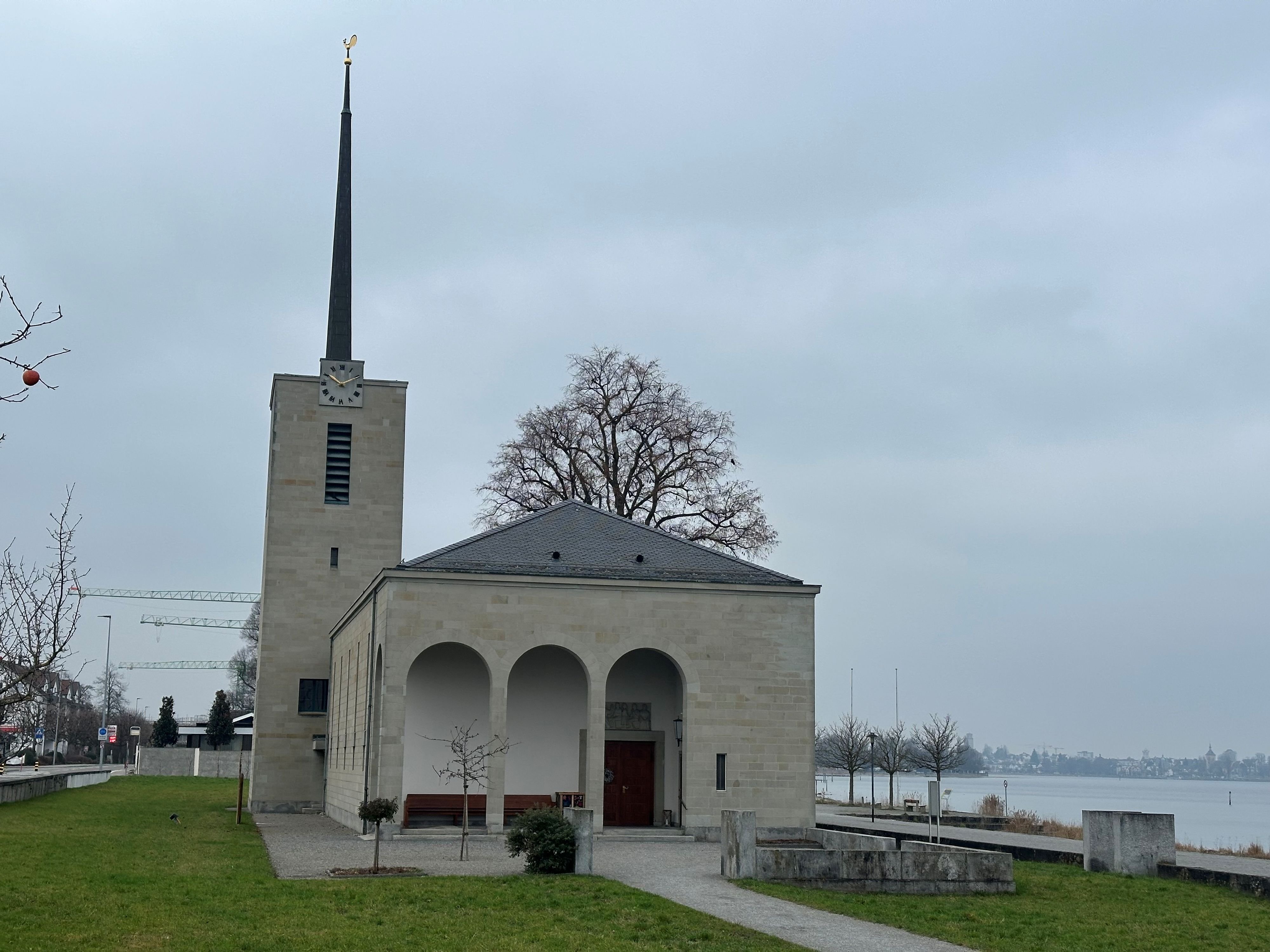Glockenturm-der-evangelischen-Kirche-am-See-in-Horn-muss-saniert-werden-Trotz-des-Kredits-wird-eine-Steuersenkung-beantragt