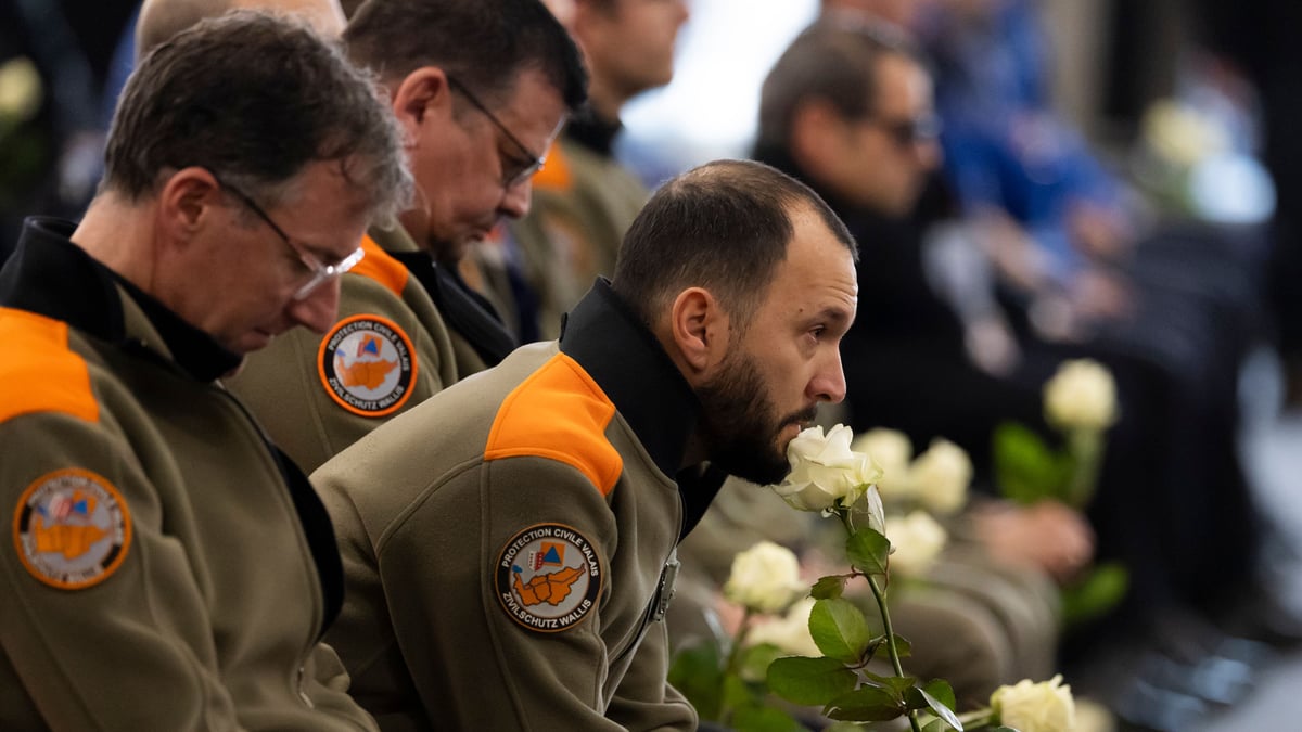 Crans-Montana: Bilder zur Trauerfeier für die Opfer