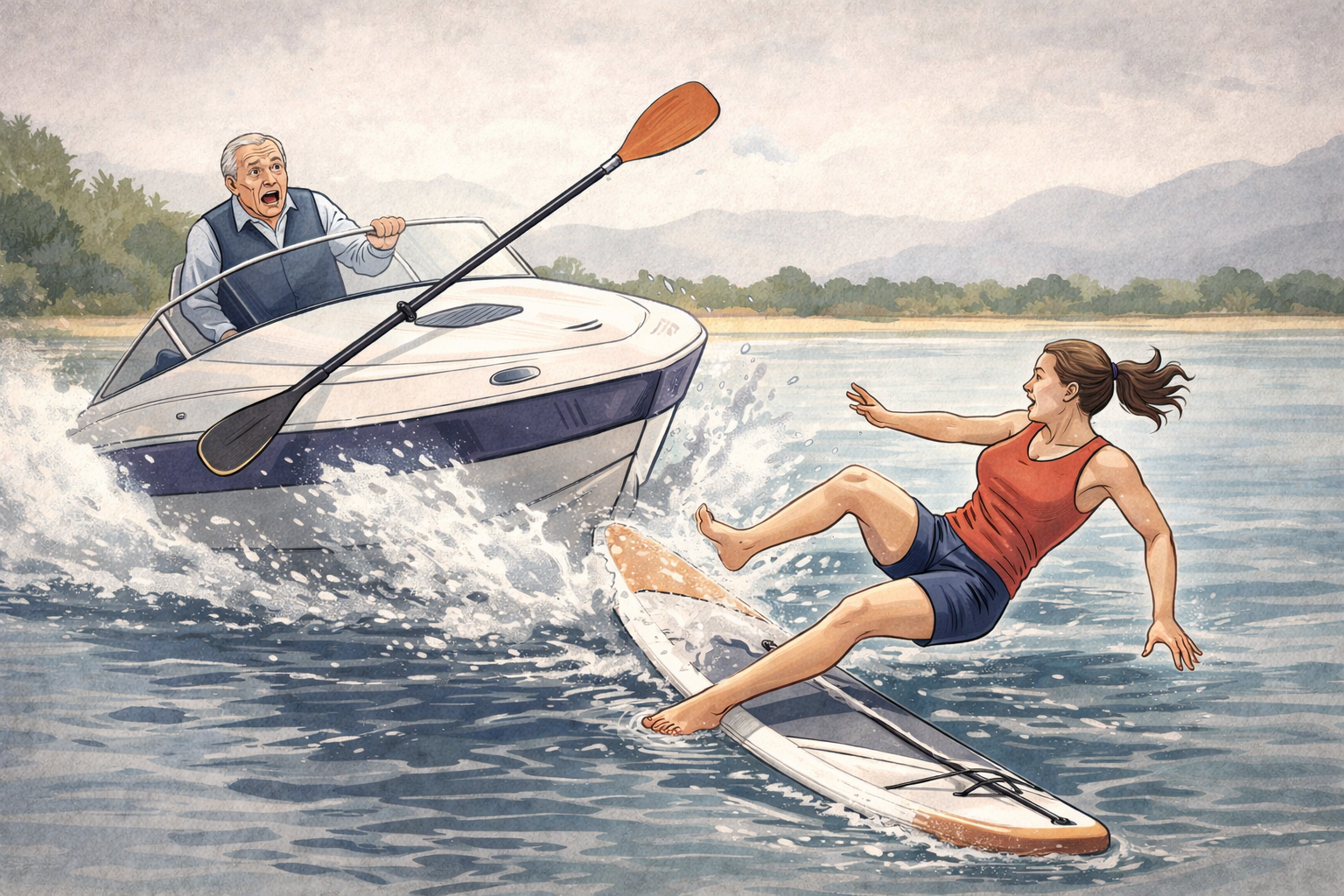 Motorb-tler-f-hrt-auf-dem-Bodensee-eine-SUP-Paddlerin-ber-den-Haufen-Sie-wird-erheblich-verletzt-er-erh-lt-einen-Strafbefehl