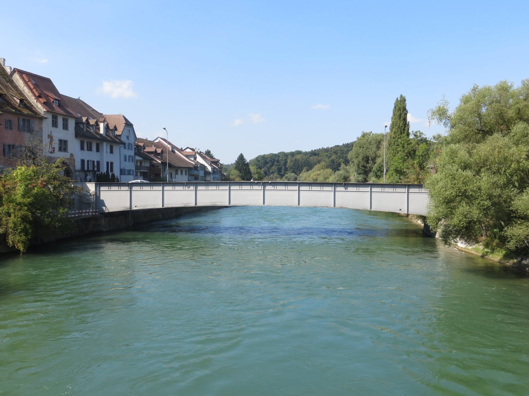 Sanierung-der-Reussbr-cke-Auch-auf-dem-Fluss-wird-es-eng