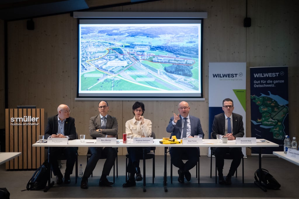 Kartoffeln oder Arbeitsplätze? Vier Regierungsräte werben für Wil West