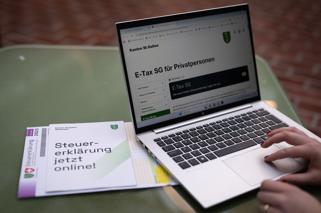Browser statt Download: Neue Online-Steuererklärung stösst im Kanton St.Gallen auf Kritik